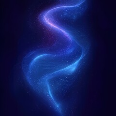 A spirally blue and pink swirl creating a captivating visual effect with dynamic movement