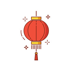 Chinese lantern icon