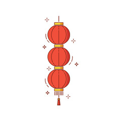 Chinese lantern icon