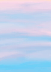 Beautiful pink sky background vector illustration