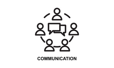 Communication Icon Isolated Vector Illustration