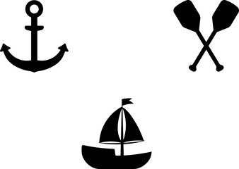 nautical icon set