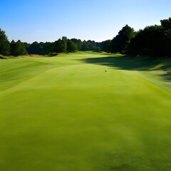 golf course with hole