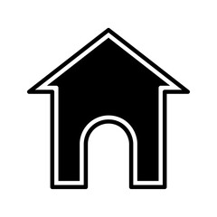 simple house design vector illustration.