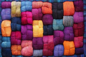 Colorful Woven Wool Squares