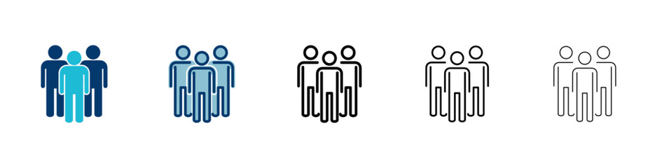 people icon vector isolated on white background. person icon. User vector icon