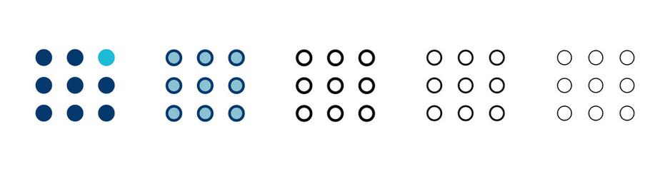 Menu Icon vector isolated on white background. web menu icon