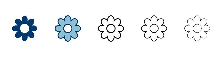 Flower icon vector isolated on white background. flower vector. flower symbols