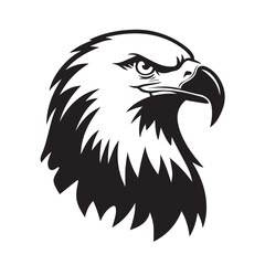 Eagle head vector illustration