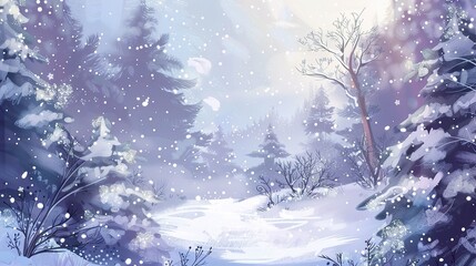A beautifully designed background for a Christmas card is shown. The background is filled with a warm and festive Christmas atmosphere, using traditional Christmas colors like red, green, and gold.