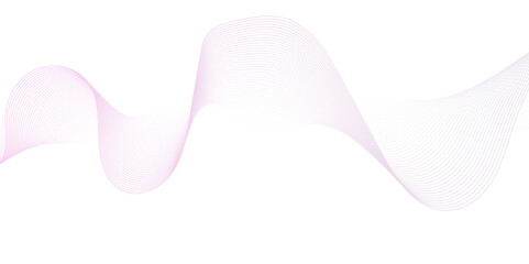 Glowing waveform frequency futuristic energy sound waves technology concept white background. Abstract pink wave line in vector business texture. Pattern line blend curve flow futuristic background.	