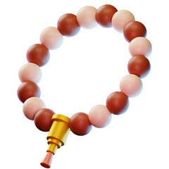 3d icon of prayer beads