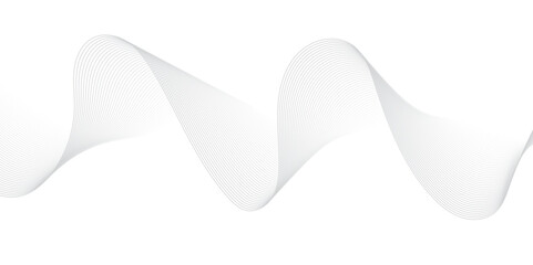 Abstract white wave line in vector business texture. Pattern line blend curve flow futuristic background. Modern background futuristic energy sound waves technology concept background.	