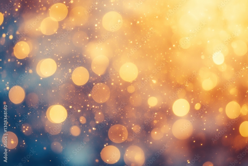 Fototapete nostalgic abstract background with warm golden glow and vintage color palette creating a dreamlike a