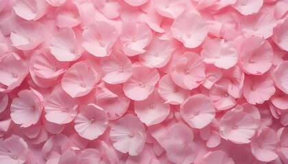 Obraz premium Elegant Pink Petals on a Pastel Pink Background for a Soft and Romantic Atmosphere