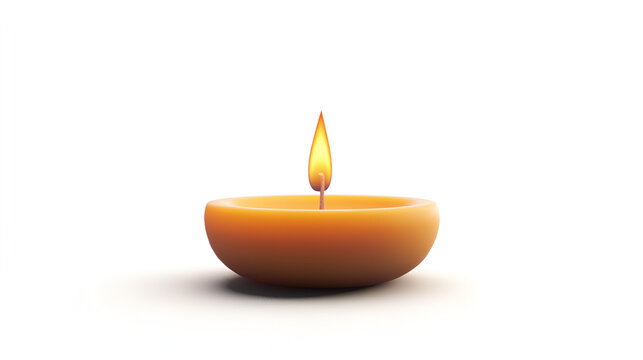 Diwali Lamp On Transparent Background،light,Deya,Lamp old.A Single Lit Candle.
