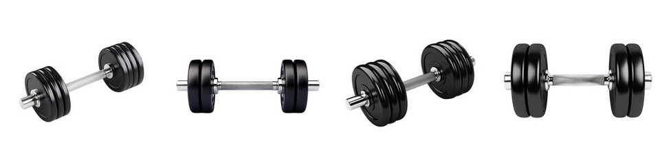 Fototapeta premium Assortment of weightlifting equipment and accessories including dumbbells barbells and other gear for intense fitness workouts muscle building and physical transformation
