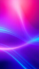 Obraz premium Vibrant Colorful Neon Gradient Background with Soft Glowing Motion Waves