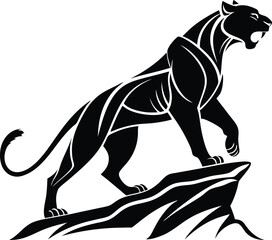 A Tiger Silhouette, Vector File, Tiger Icon