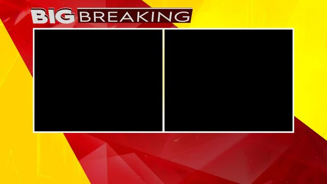 Braking News Dual Jacket  l  Visual Template