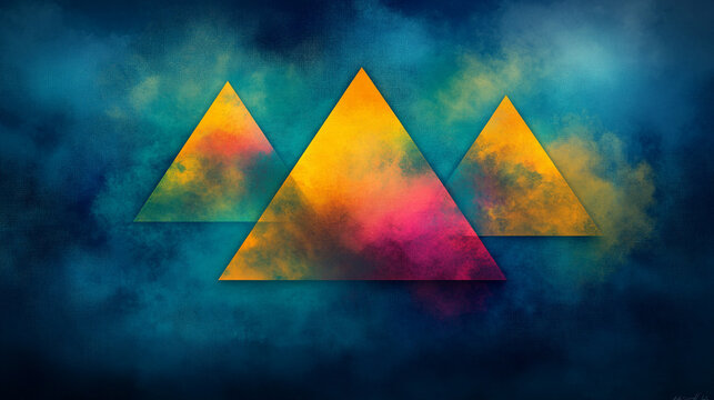 A mesmerizing geometric digital artwork with neon colors showcasing intricate patterns and vibrant glowing lines A dynamic composition symbolizing energy technology and futuristic creativity