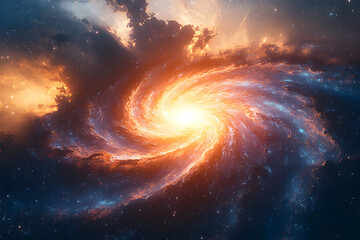 A breathtaking space photograph, revealing the universe in stunning detail