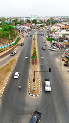 The aerial view of the city was breathtaking. Prakhon Chai is a district (amphoe) in the southern part of Buriram province.