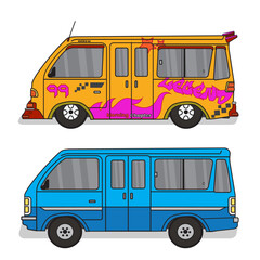 Angkot standard And Angkot Modification Is Public Transportation From Indonesia