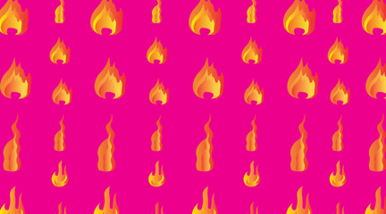 seamless pattern fire