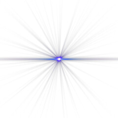 Obraz premium Cinematic Lens Flare Transparent Overlay Effect