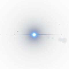 Cinematic Lens Flare Transparent Overlay Effect