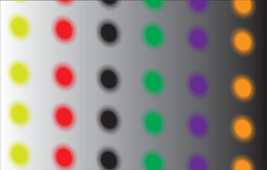 seamless pattern of colored circles