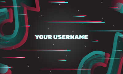 Simple Modern Abstract TikTok Background with Aesthetic Abstract Graffiti Theme Suitable for Your Account Promotion Design