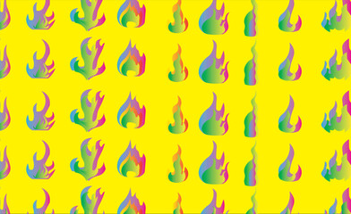 seamless pattern fire