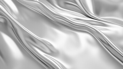 Srebrna tekstura, jedwabne błyszczace tło, generative ai 