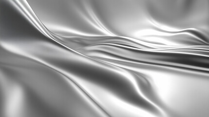 Srebrna tekstura, jedwabne błyszczace tło, generative ai 