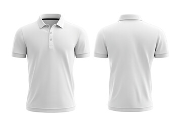 White Polo Shirt Mockup