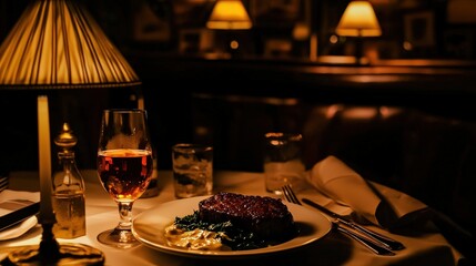 Classic New York Steakhouse with Old School Charm and Whiskey