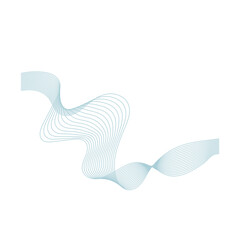 Abstract Curve Wave Line