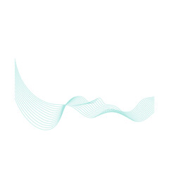 Abstract Curve Wave Line