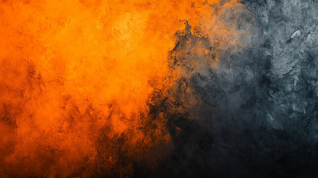 A modern orange and black watercolor gradient background, evoking autumn vibes and Halloween symbolism, blending warmth and mystery for a vibrant seasonal atmosphere.

