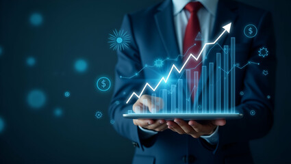 Tracking Stock Market Growth with Holographic Visualization Tools