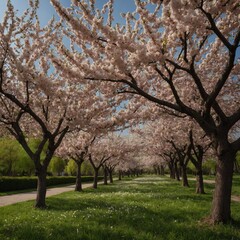 Fototapeta premium cherry tree in spring