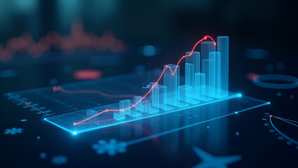 Holographic Competitive Graphs for Business Strategy Analysis