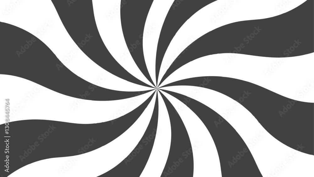 Poster Abstract Retro sunburst background Abstract radial lines. Classic vintage sun rays pattern with Comic design element. Sunburst pattern beam rays background. Twirl background black and white pattern