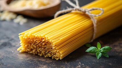 Whole grain pasta and spaghetti made from brown noodles offer a healthy meal option, promoting high fiber diets, organic wheat-based Italian cuisine, and a modern, wholesome dinner choice