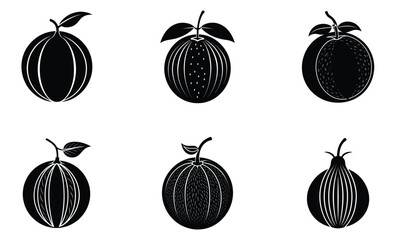 Honeydew silhouette vector