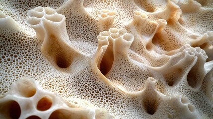 Intricate close-up of vibrant coral displaying its unique textures and colors underwater