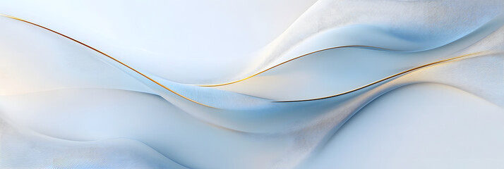 Fototapeta premium Blue flowing technology art background
