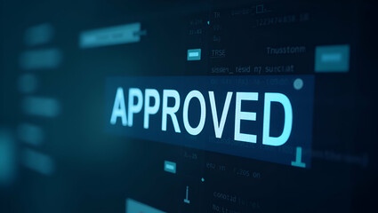 Holographic Display of Digitally Approved Terms and Conditions: Visualizing Policy Agreements and Compliance in Stock Photos with Empty Space for Customization